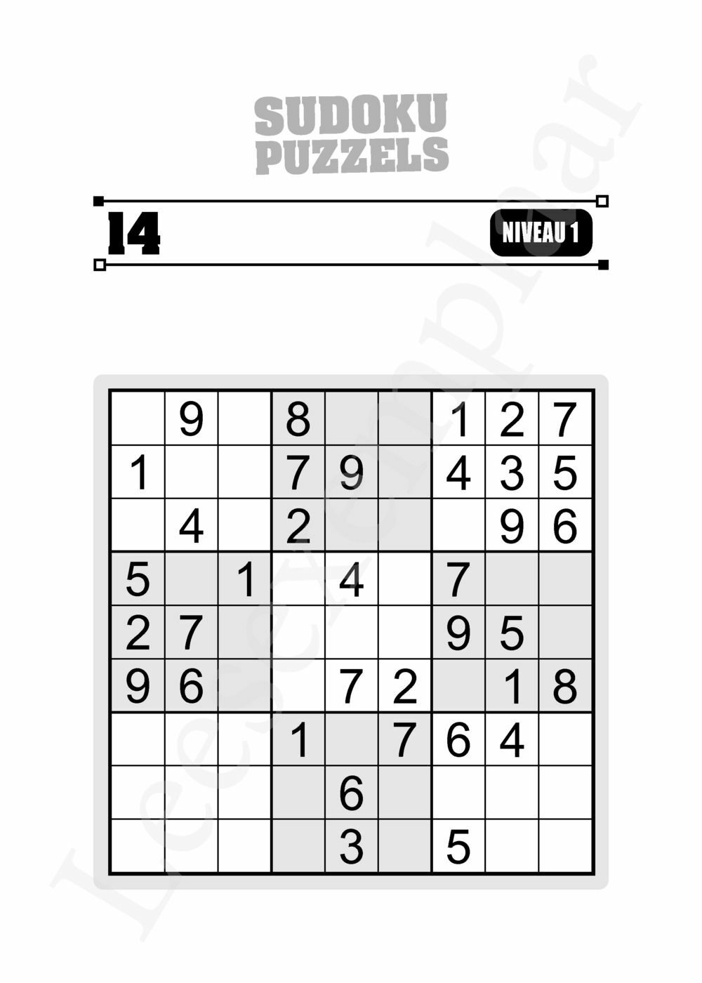 Preview: 300 Sudoku puzzels