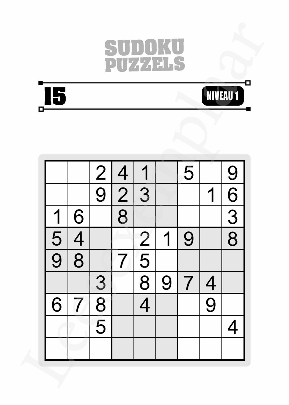 Preview: 300 Sudoku puzzels