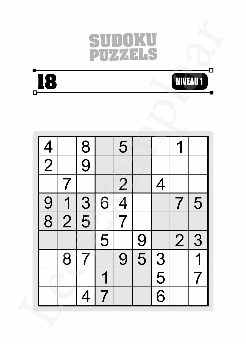 Preview: 300 Sudoku puzzels