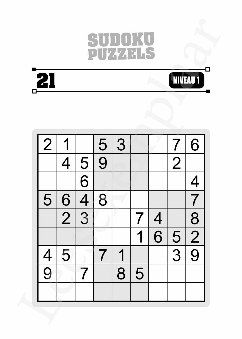 Preview: 300 Sudoku puzzels