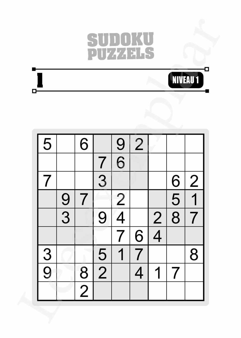 Preview: 300 Sudoku puzzels