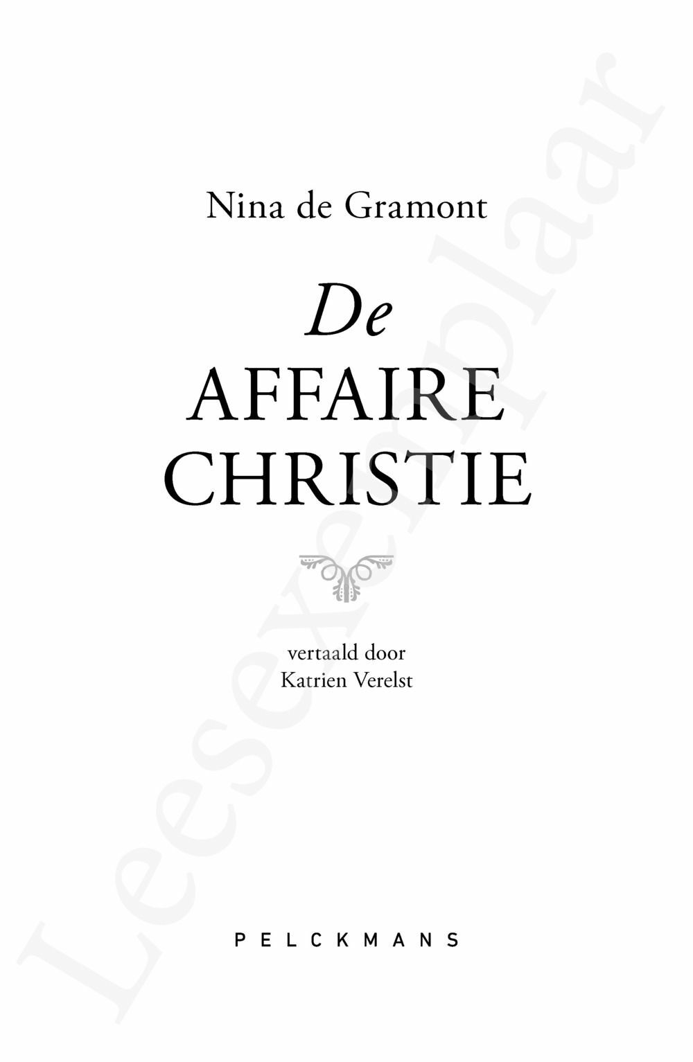 Preview: De affaire Christie