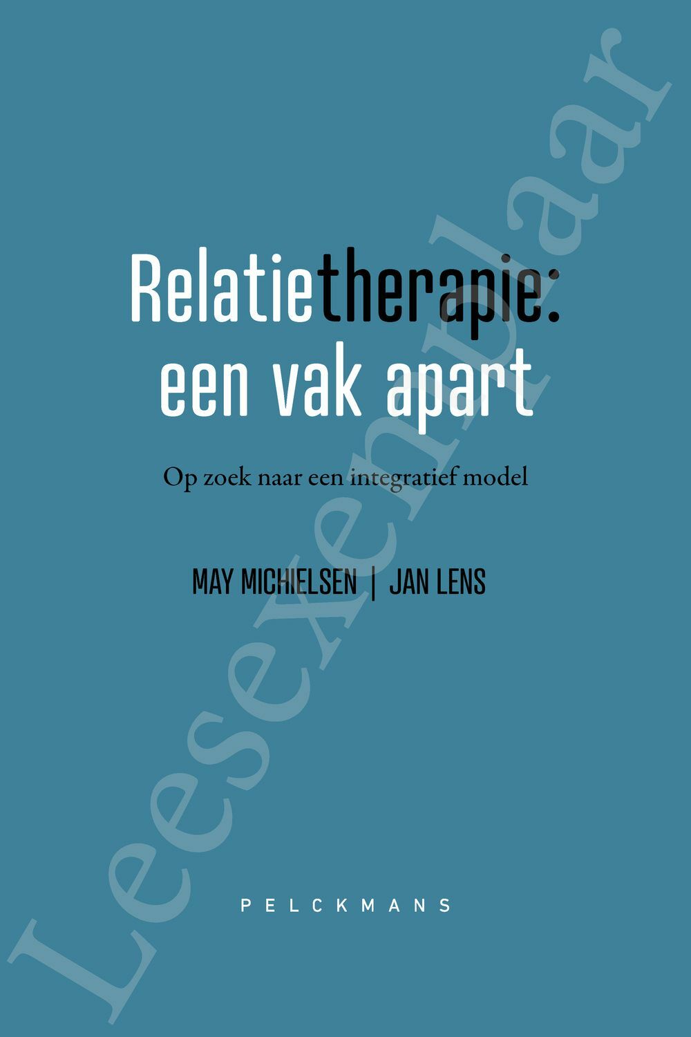 Preview: Relatietherapie: een vak apart