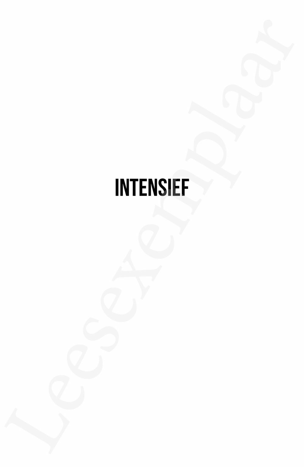 Preview: INTENSIEF