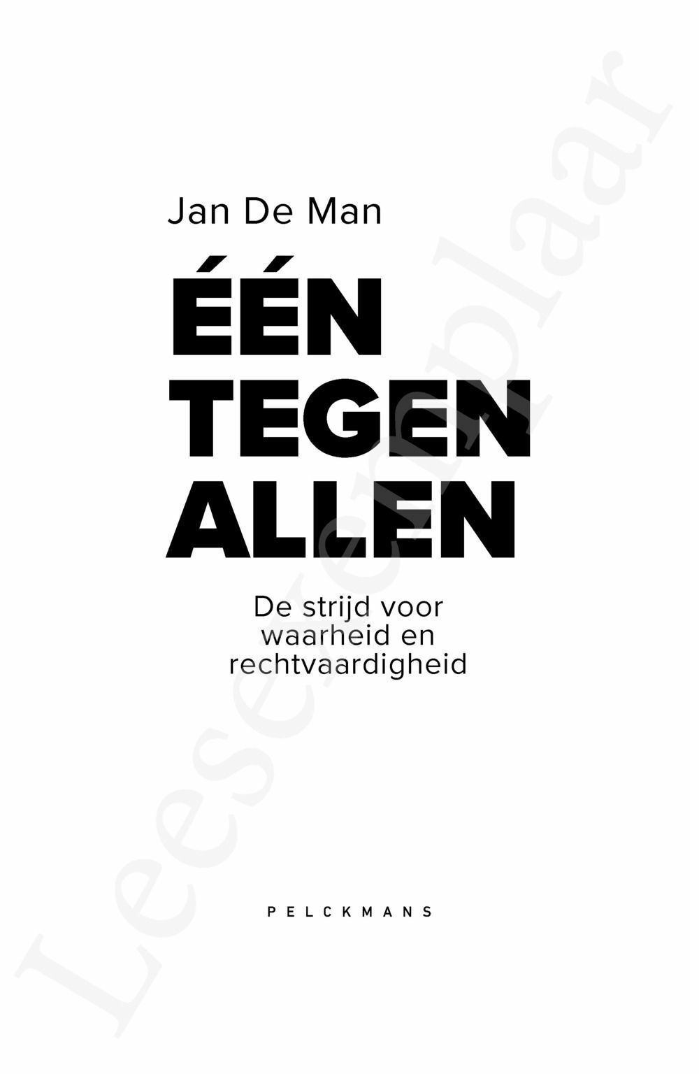 Preview: Eén tegen allen