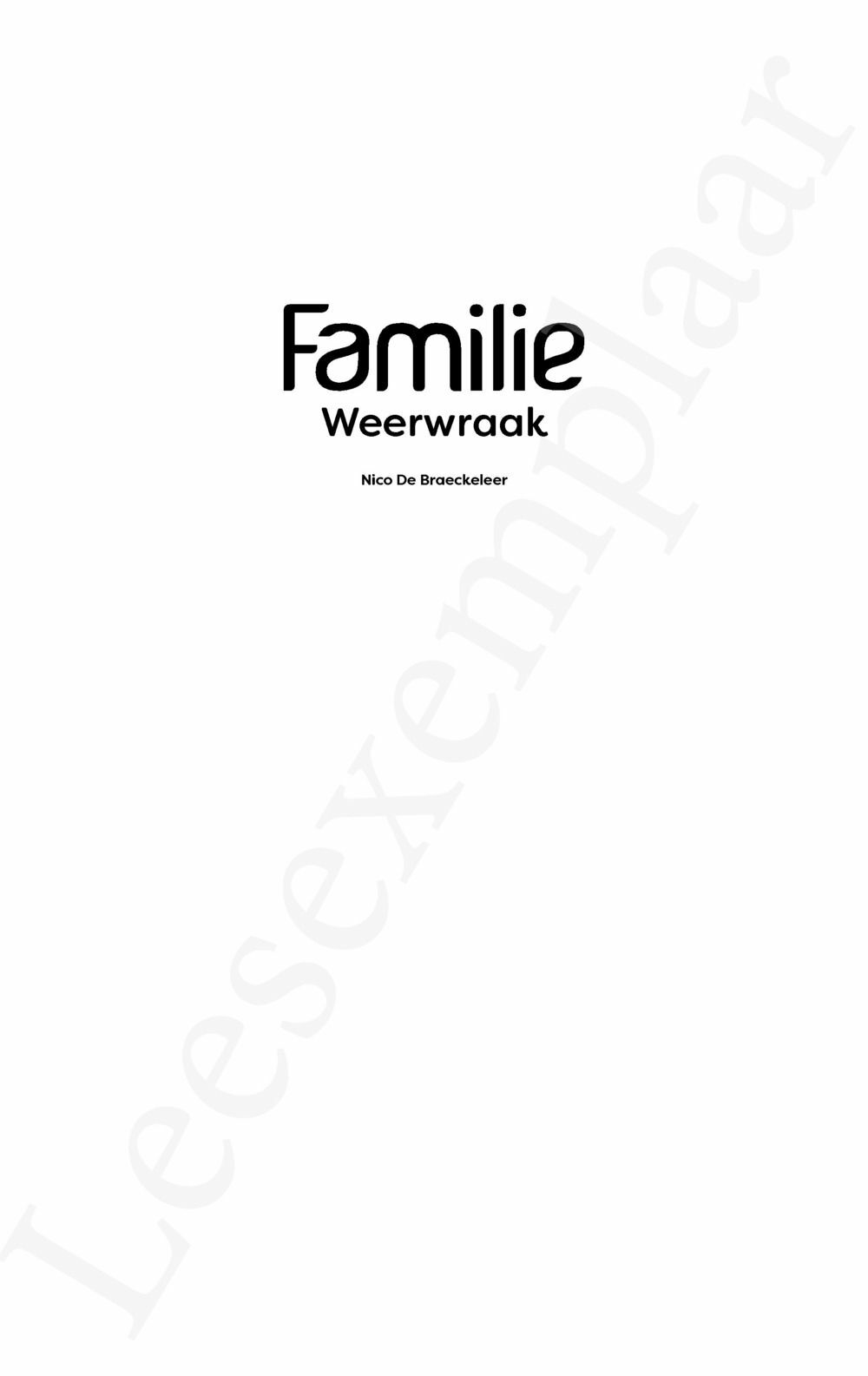 Preview: Familie 6: Weerwraak