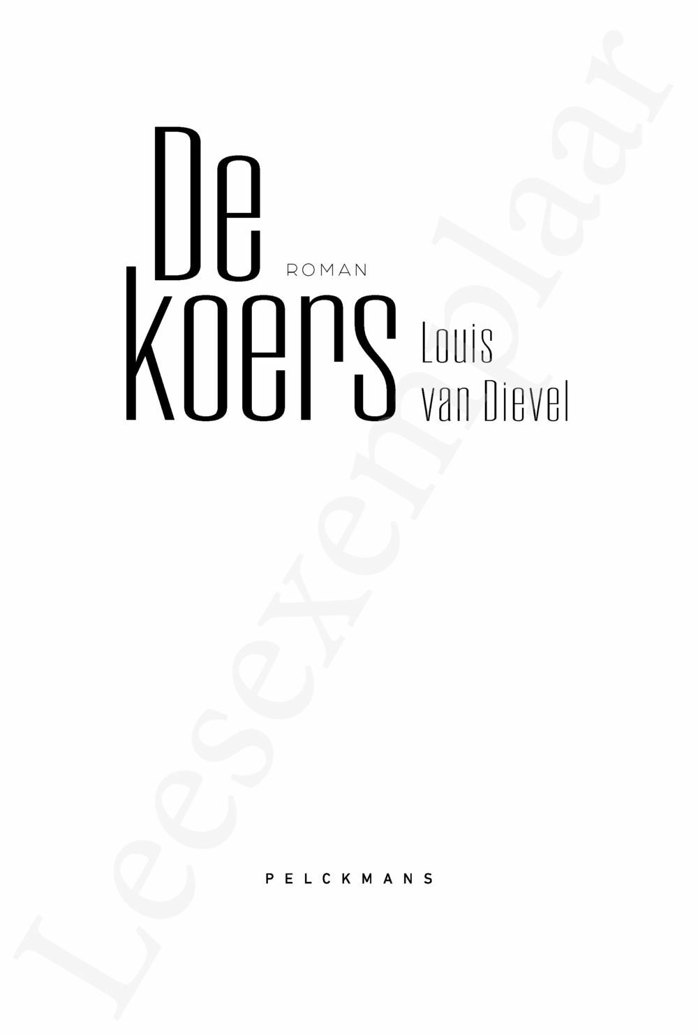 Preview: De koers