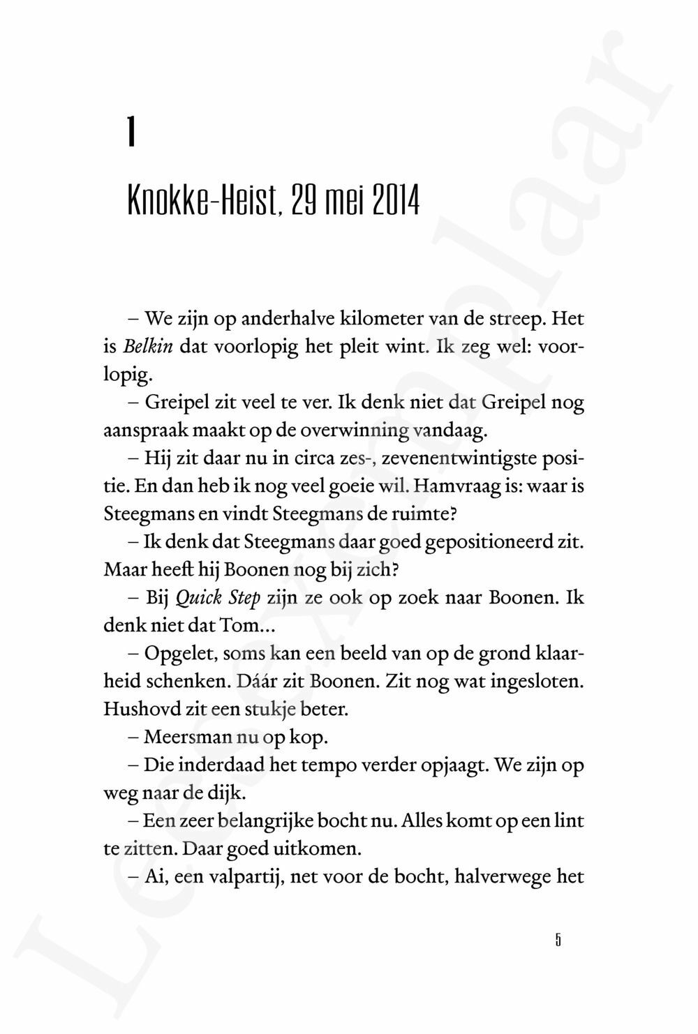 Preview: De koers