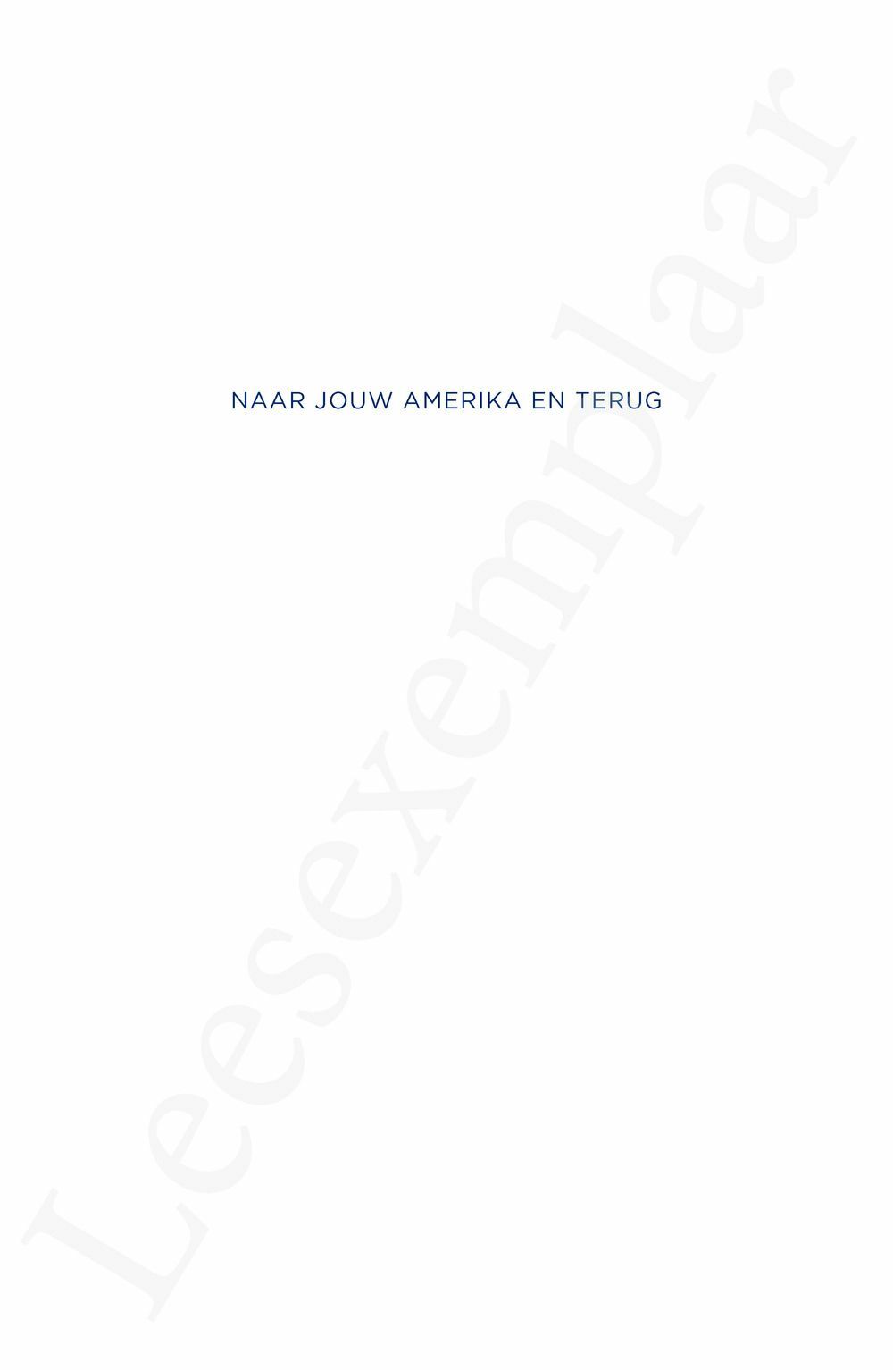 Preview: Naar jouw Amerika en terug