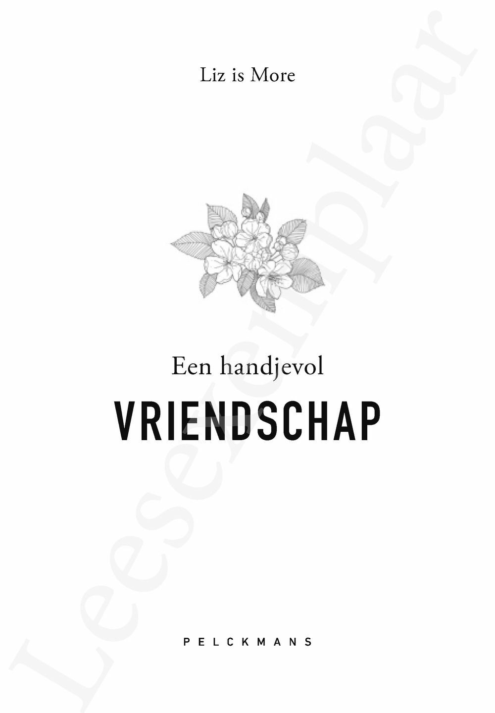 Preview: Een handjevol VRIENDSCHAP