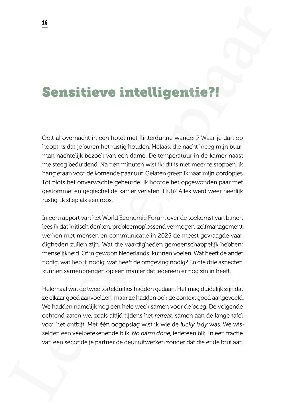 Preview: Sensitieve intelligentie