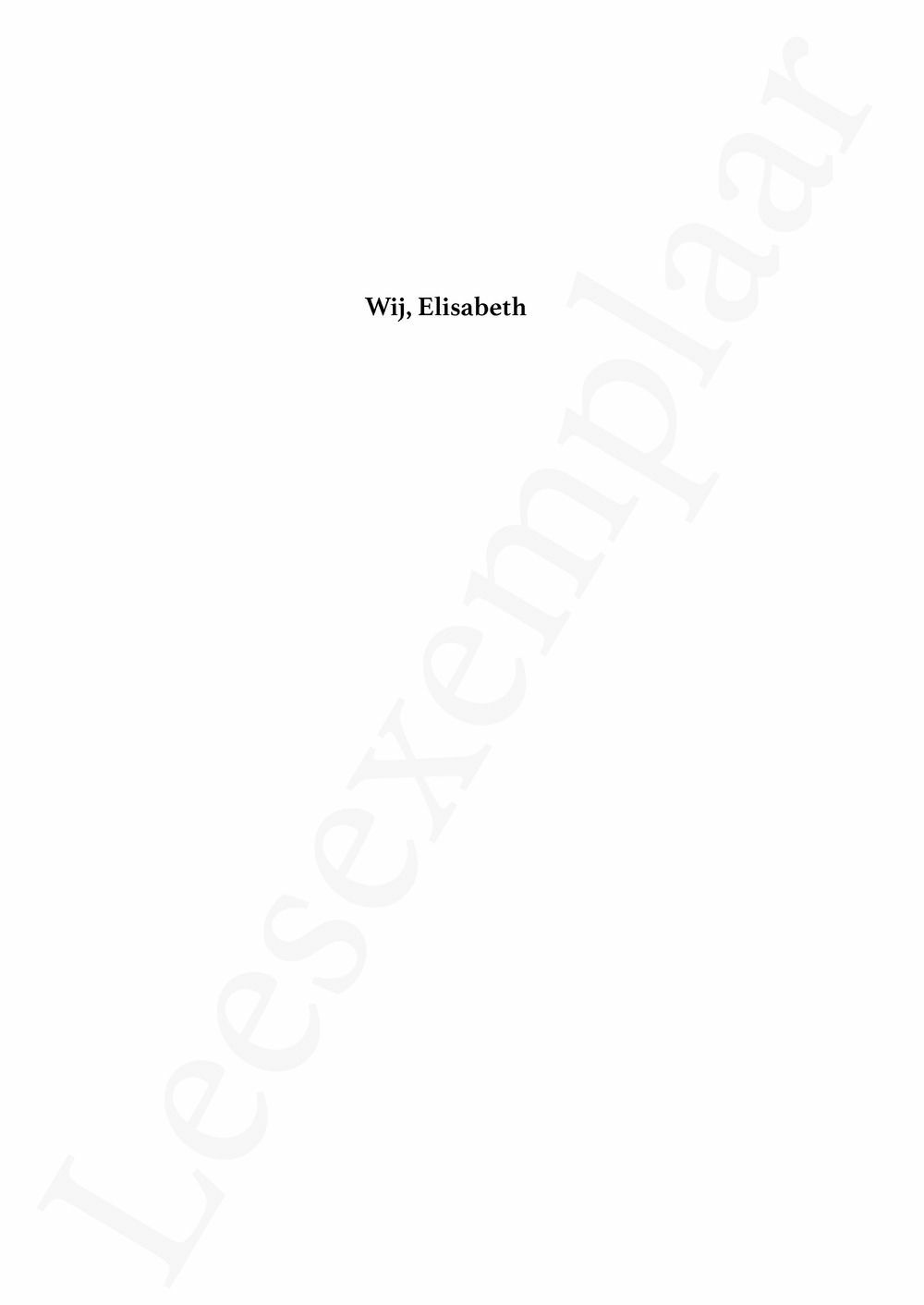 Preview: Wij, Elisabeth