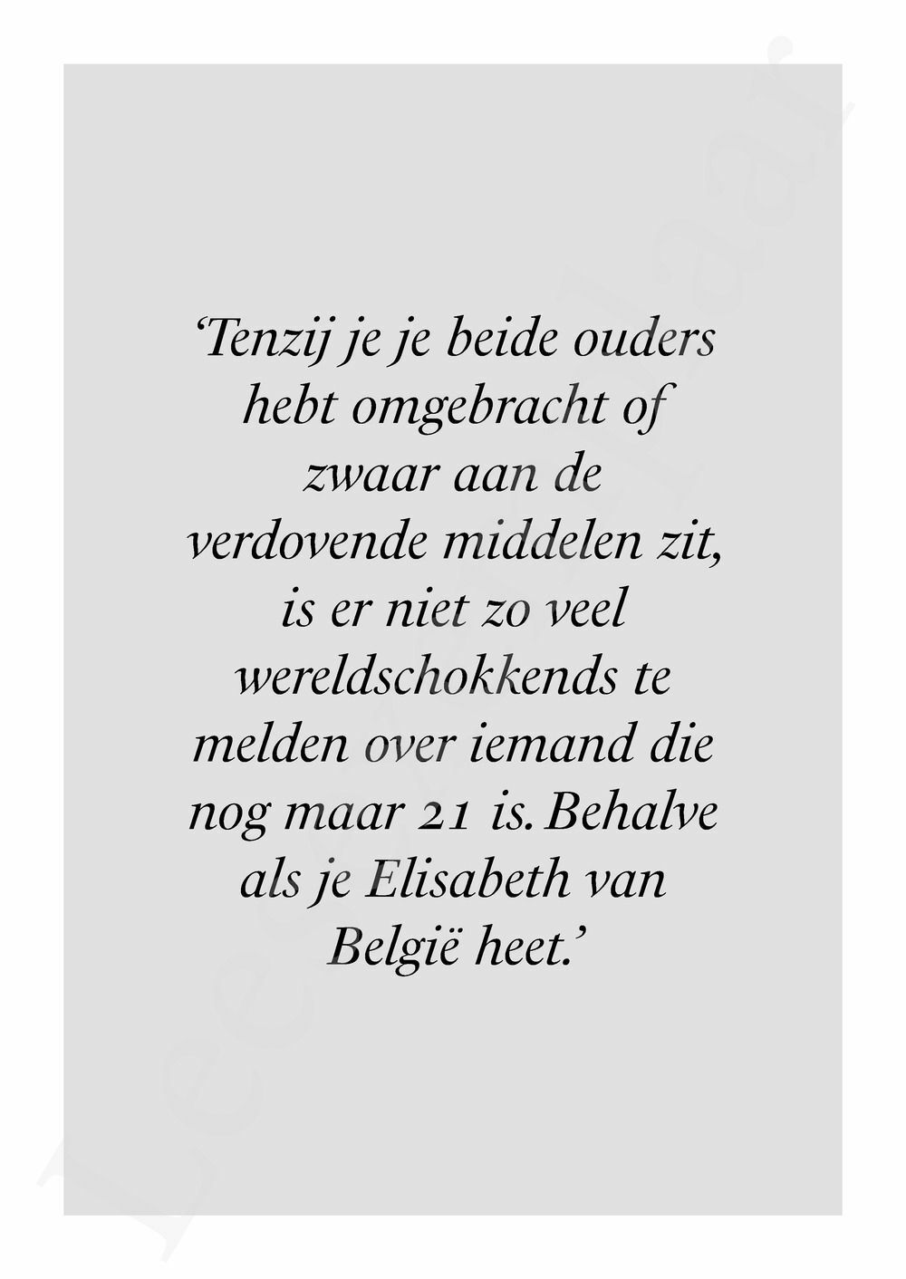 Preview: Wij, Elisabeth