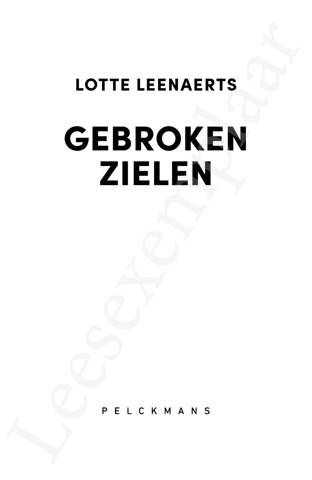 Preview: Gebroken zielen