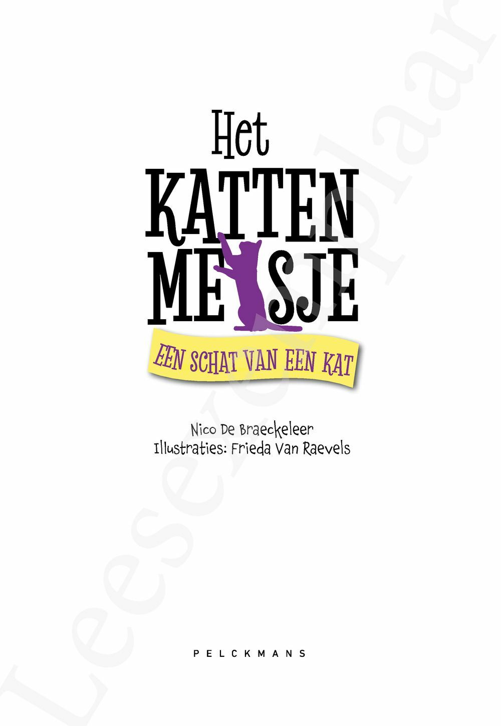 Preview: Het kattenmeisje 3 - Een schat van een kat