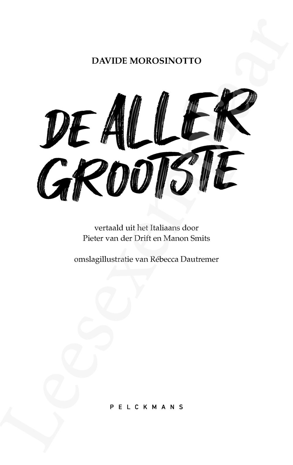 Preview: De Allergrootste