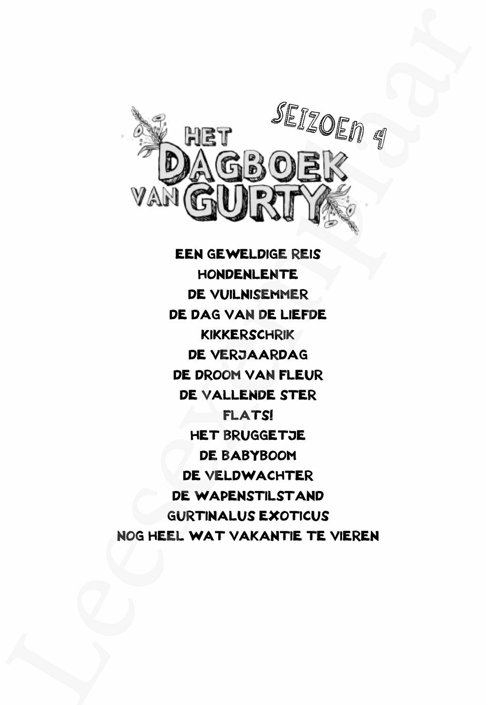 Preview: Het dagboek van Gurty 4