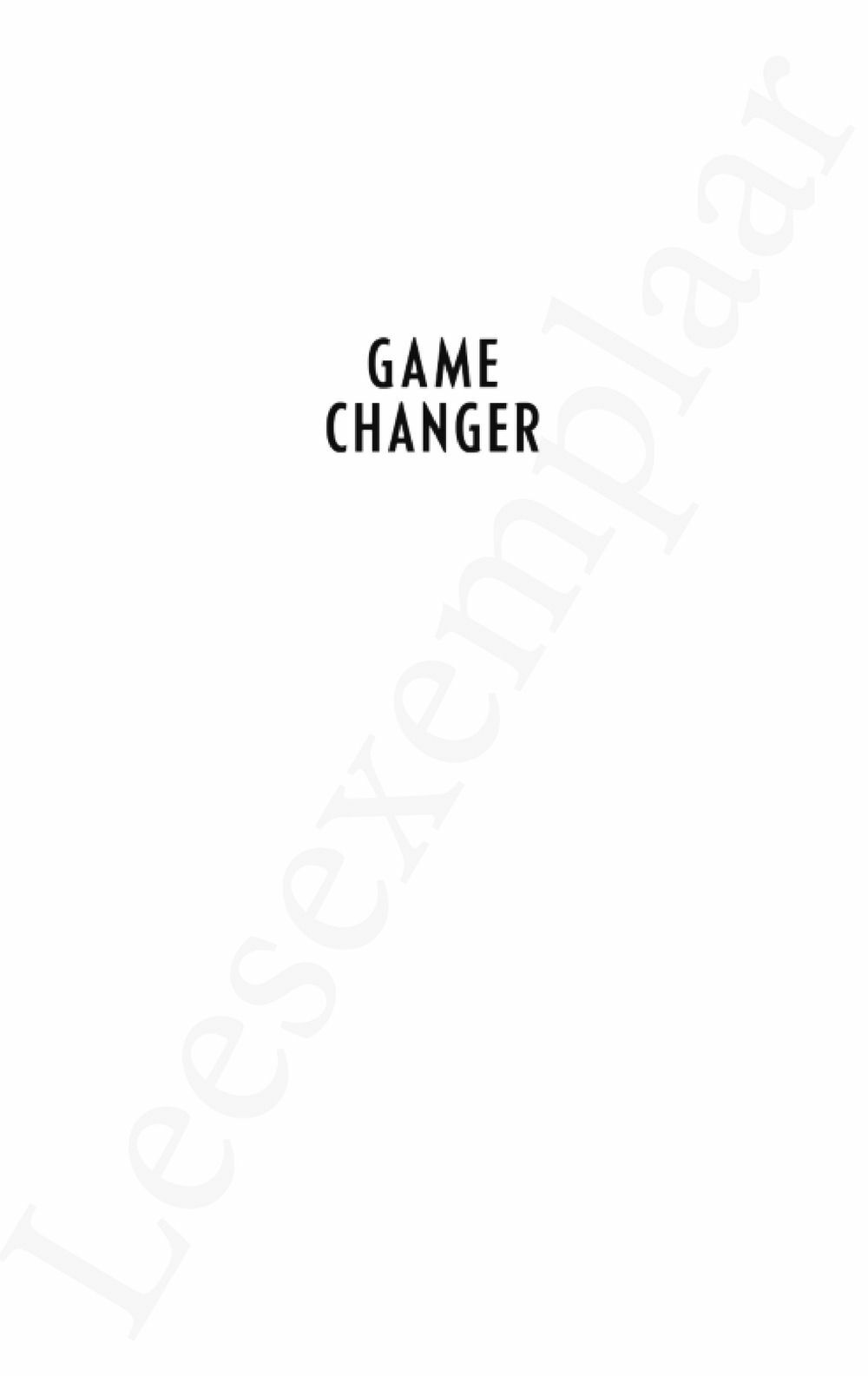 Preview: Gamechanger