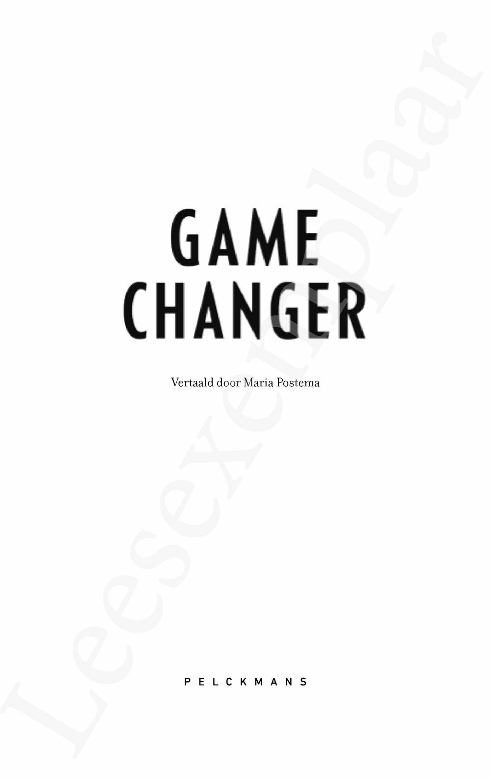 Preview: Gamechanger