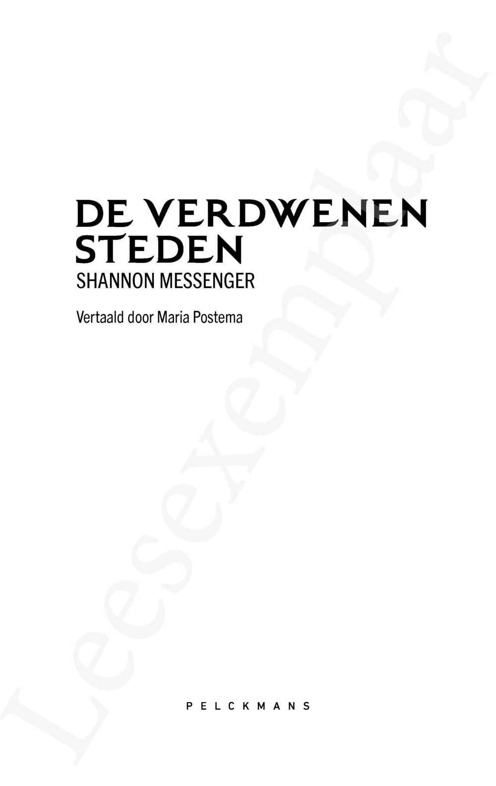 Preview: De Verdwenen Steden