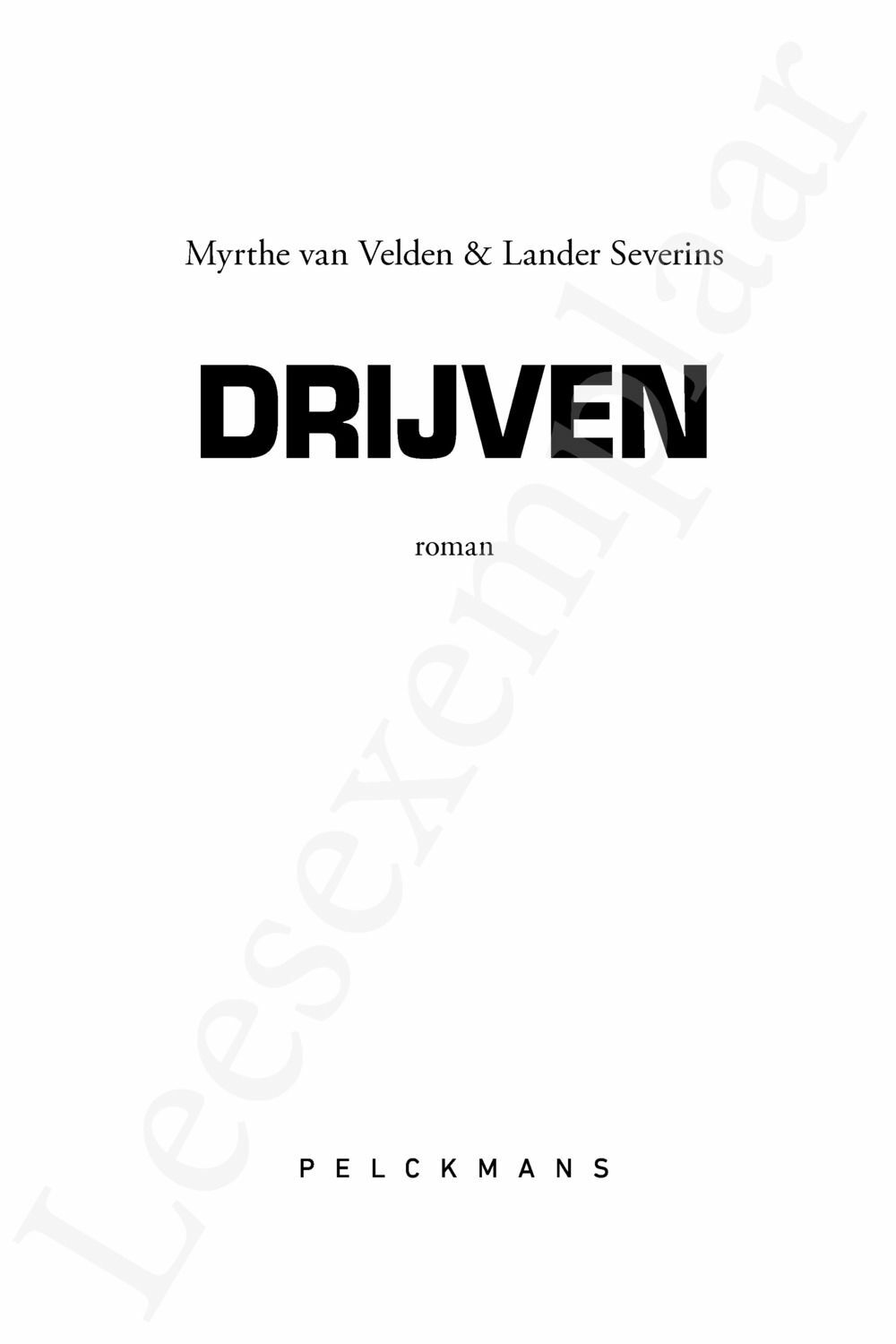 Preview: Drijven