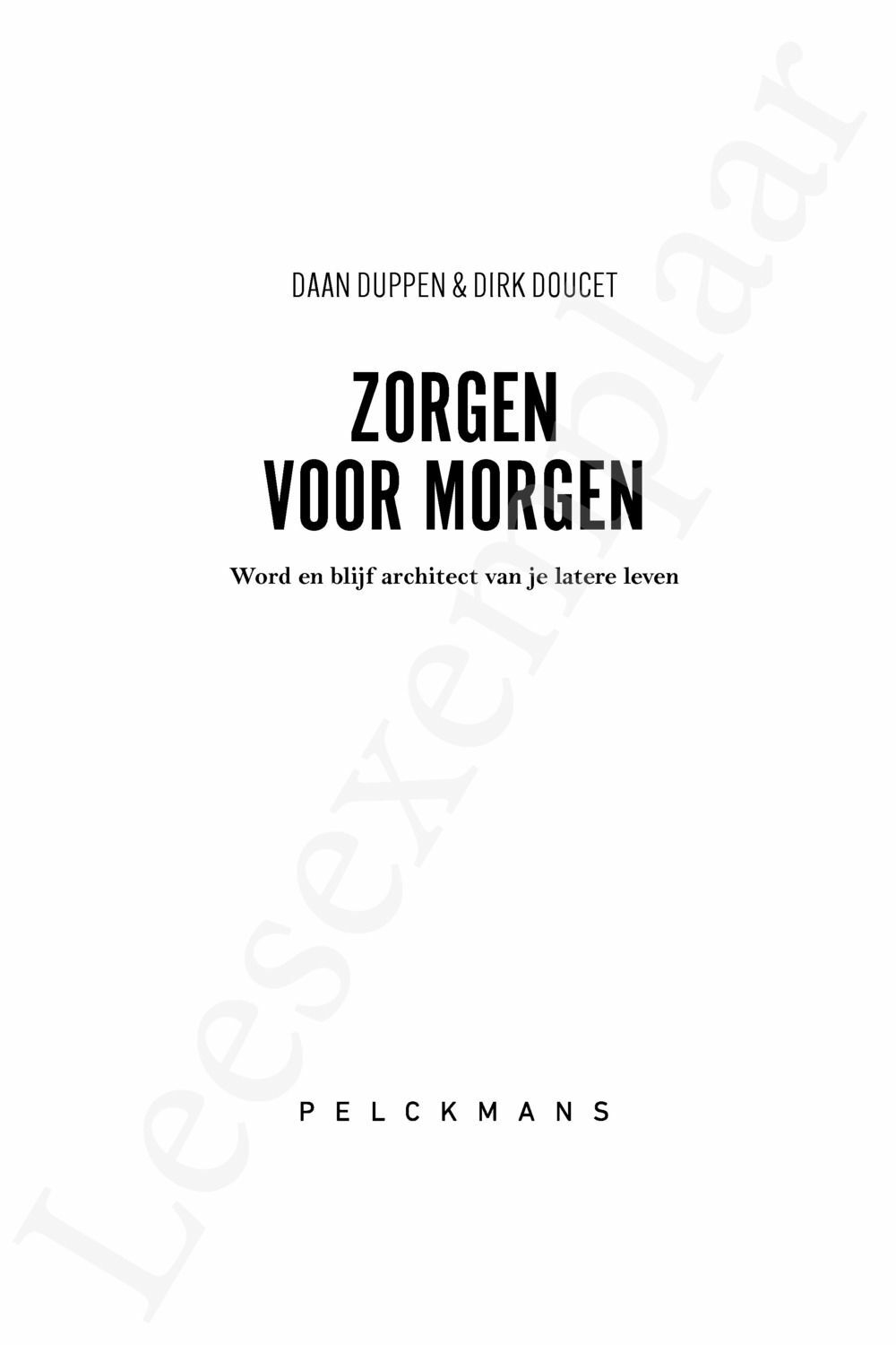 Preview: Zorgen voor morgen