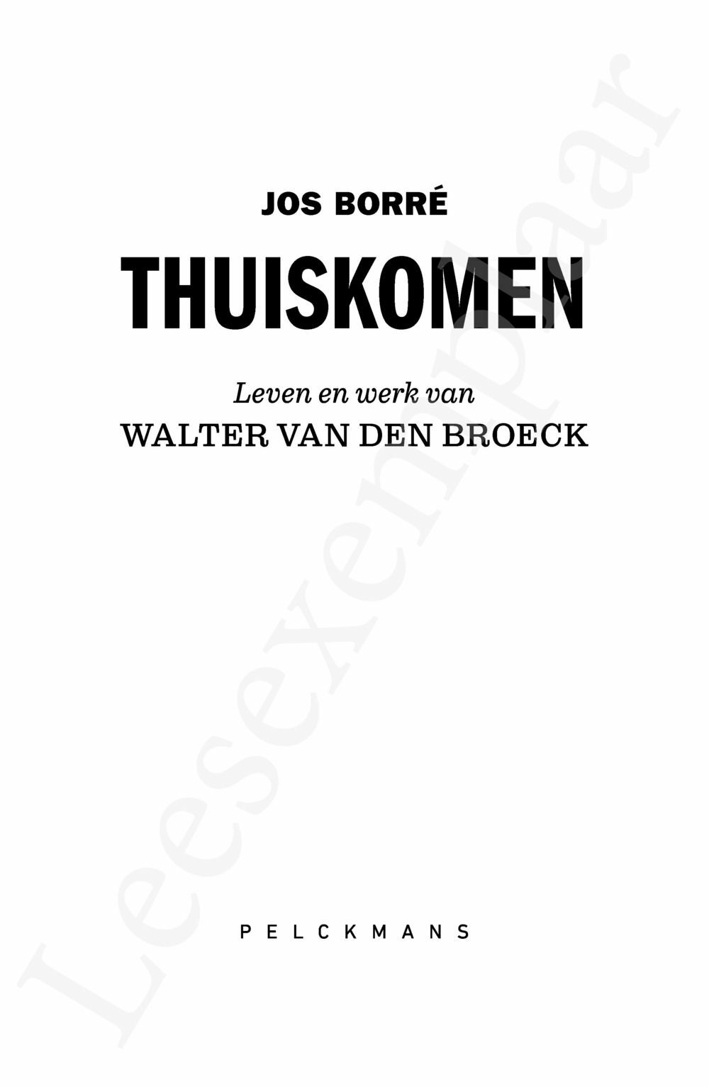 Preview: Thuiskomen