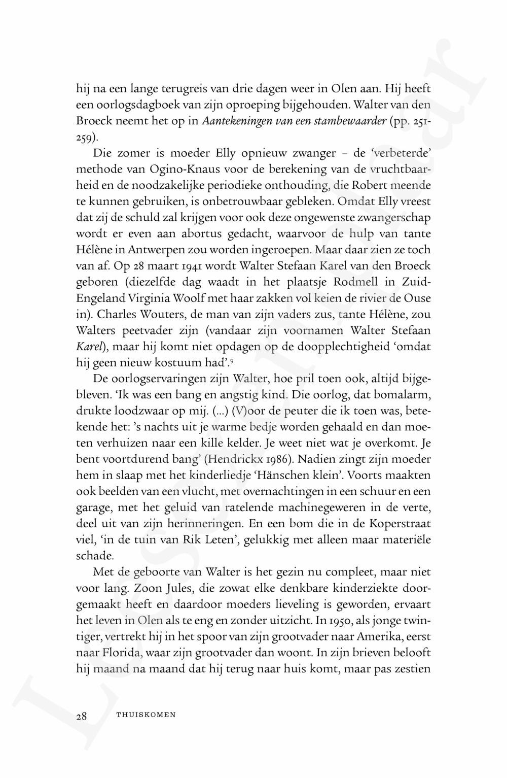 Preview: Thuiskomen