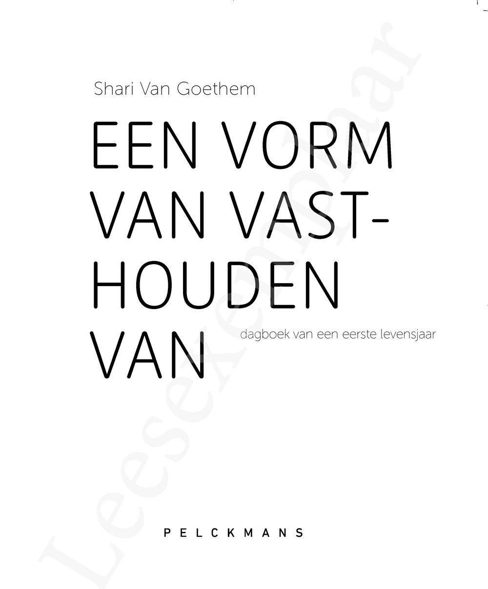 Preview: Een vorm van vasthouden van