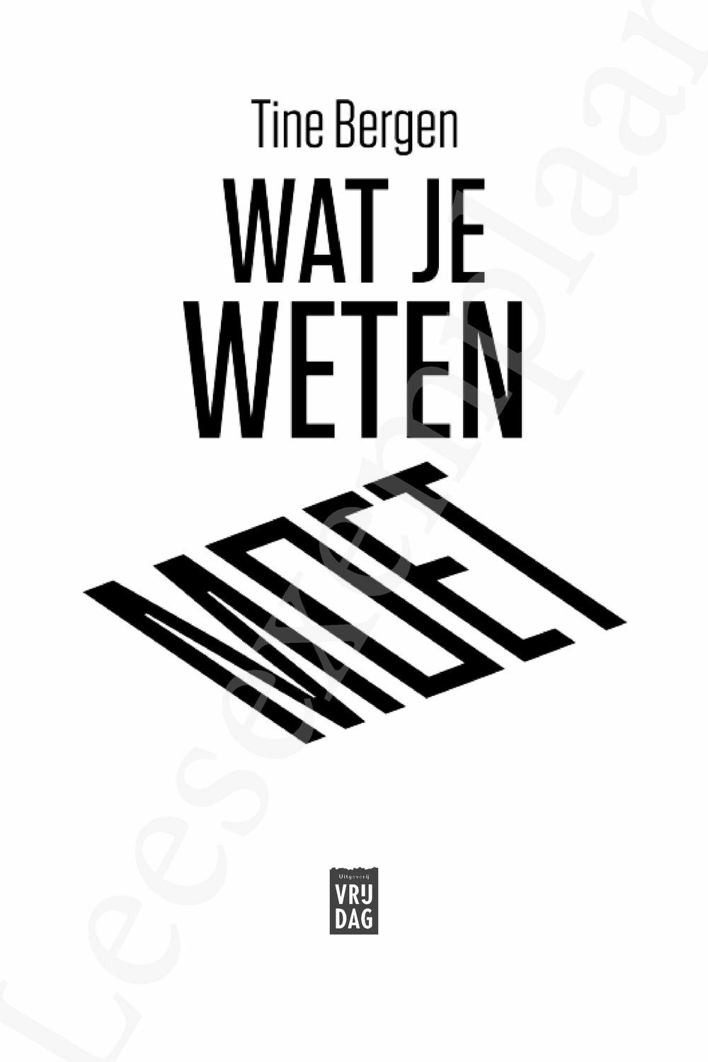Preview: Wat je weten moet