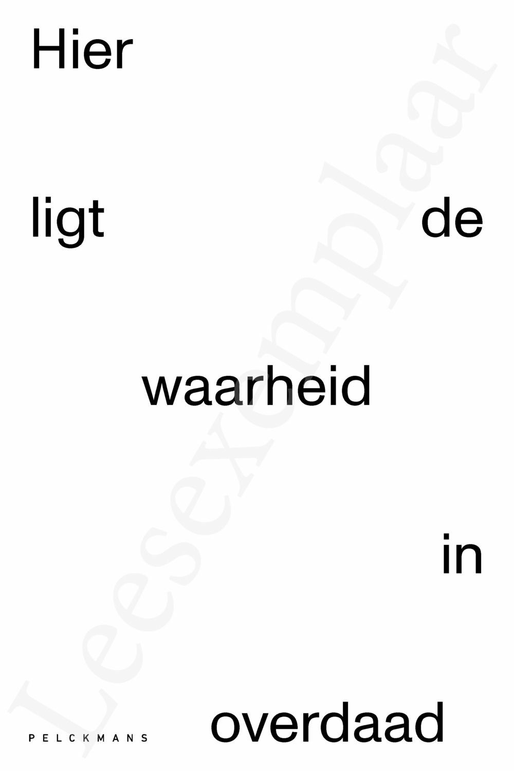 Preview: Hier ligt de waarheid in overdaad