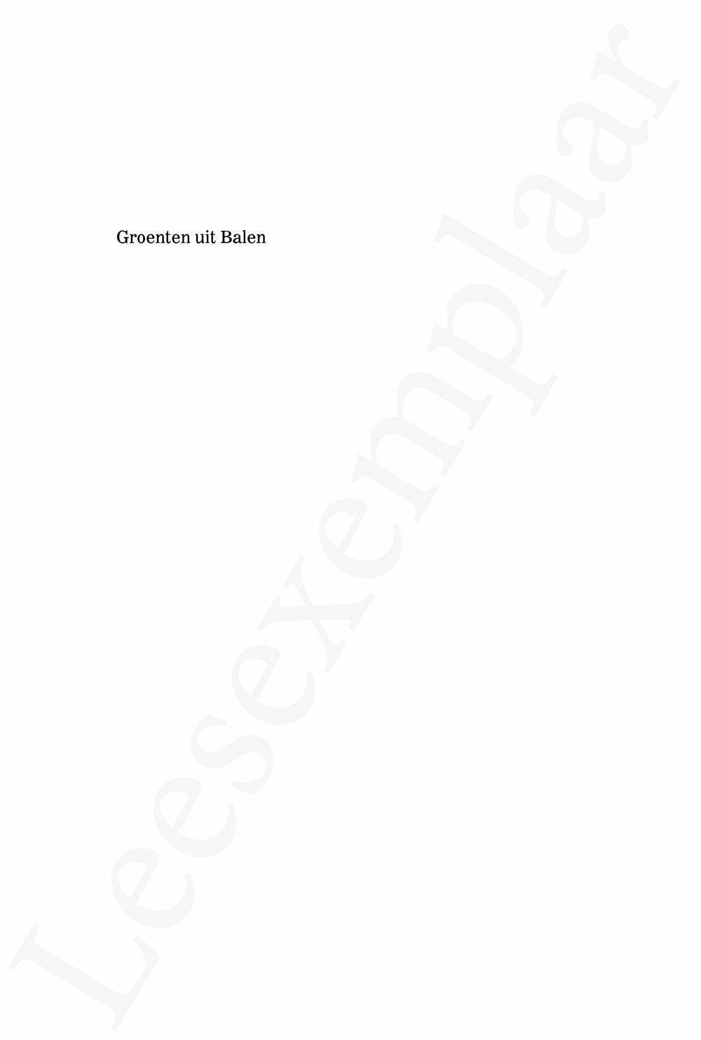 Preview: Groenten uit Balen