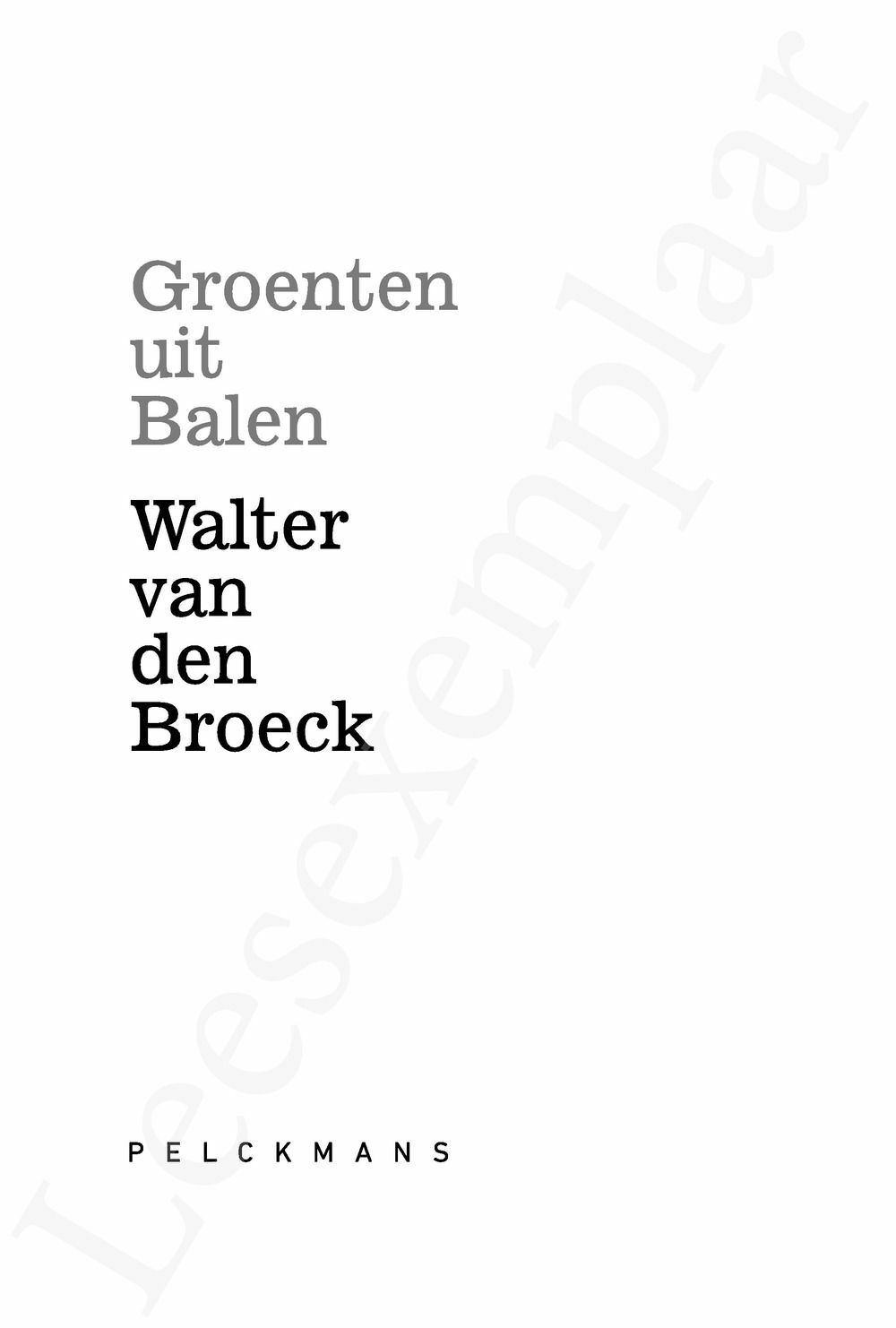 Preview: Groenten uit Balen