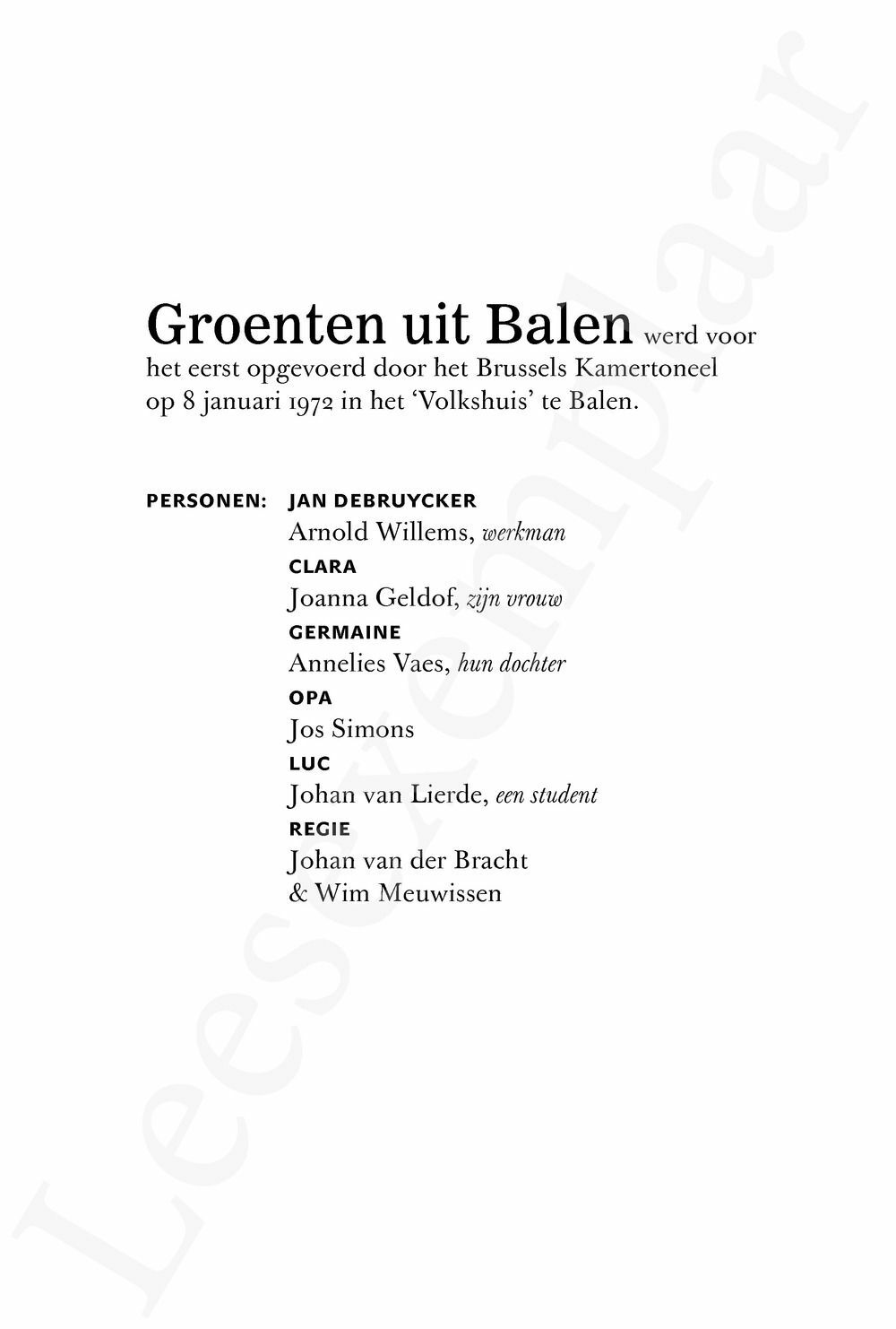 Preview: Groenten uit Balen