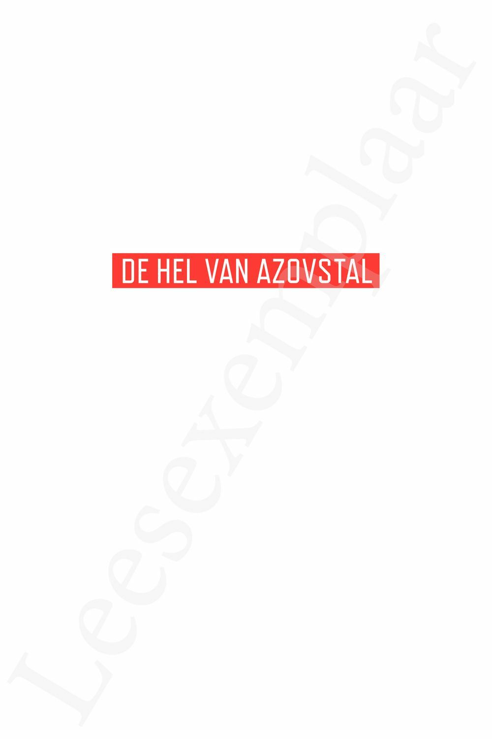 Preview: De hel van Azovstal
