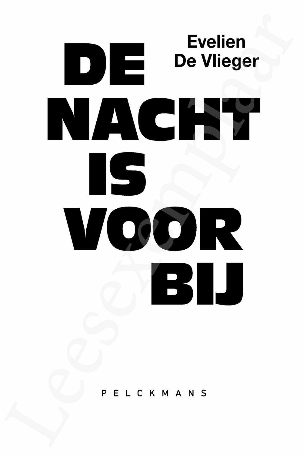 Preview: De nacht is voorbij