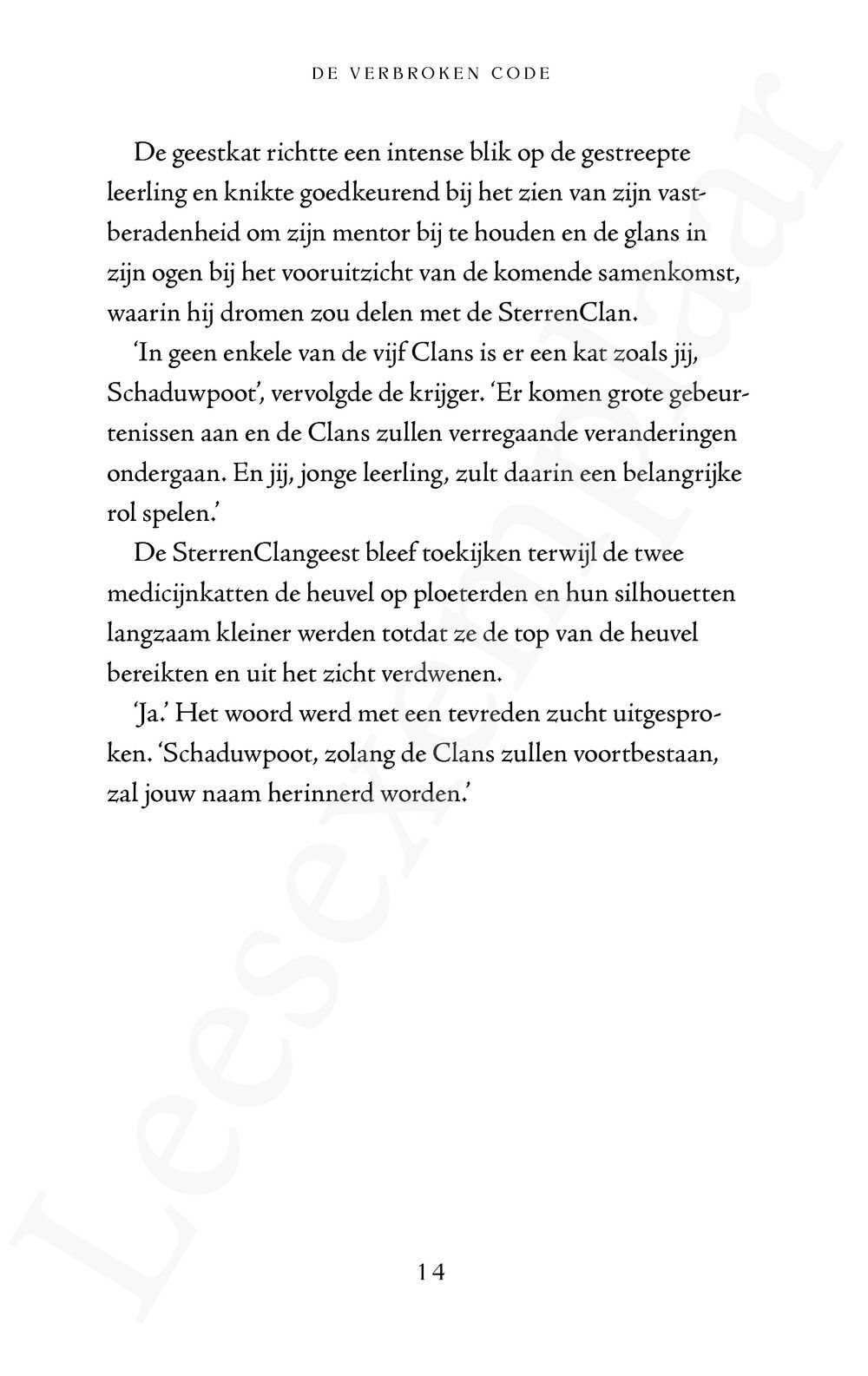 Preview: Warrior Cats - De verbroken code: Verloren sterren