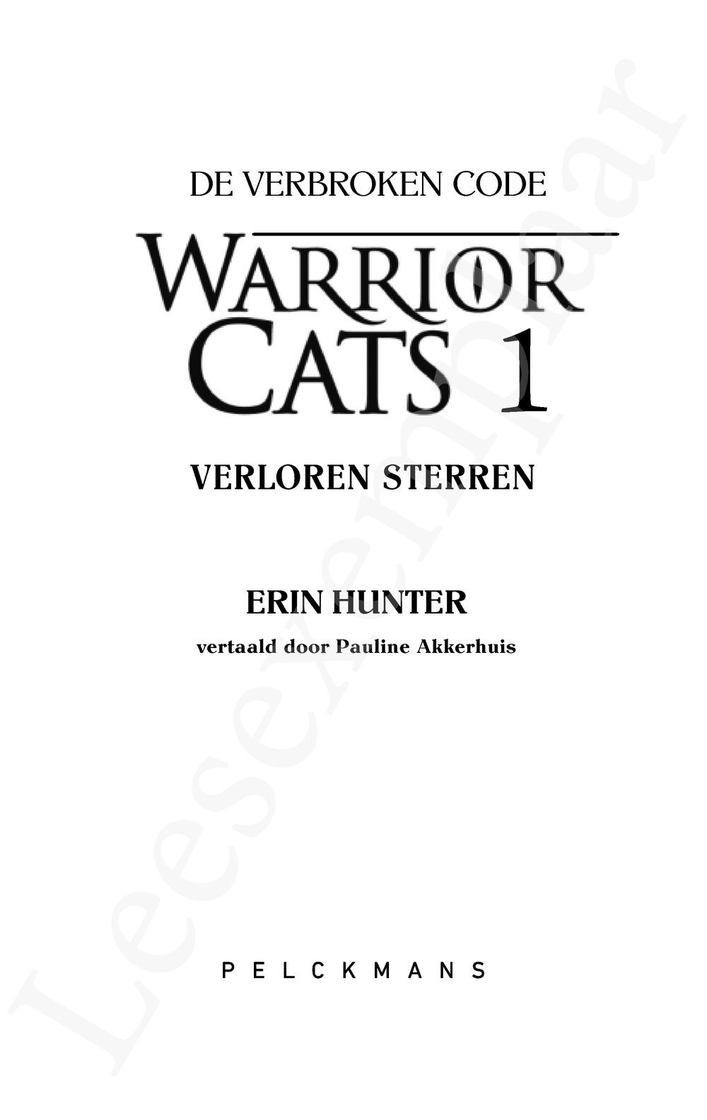 Preview: Warrior Cats - De verbroken code: Verloren sterren