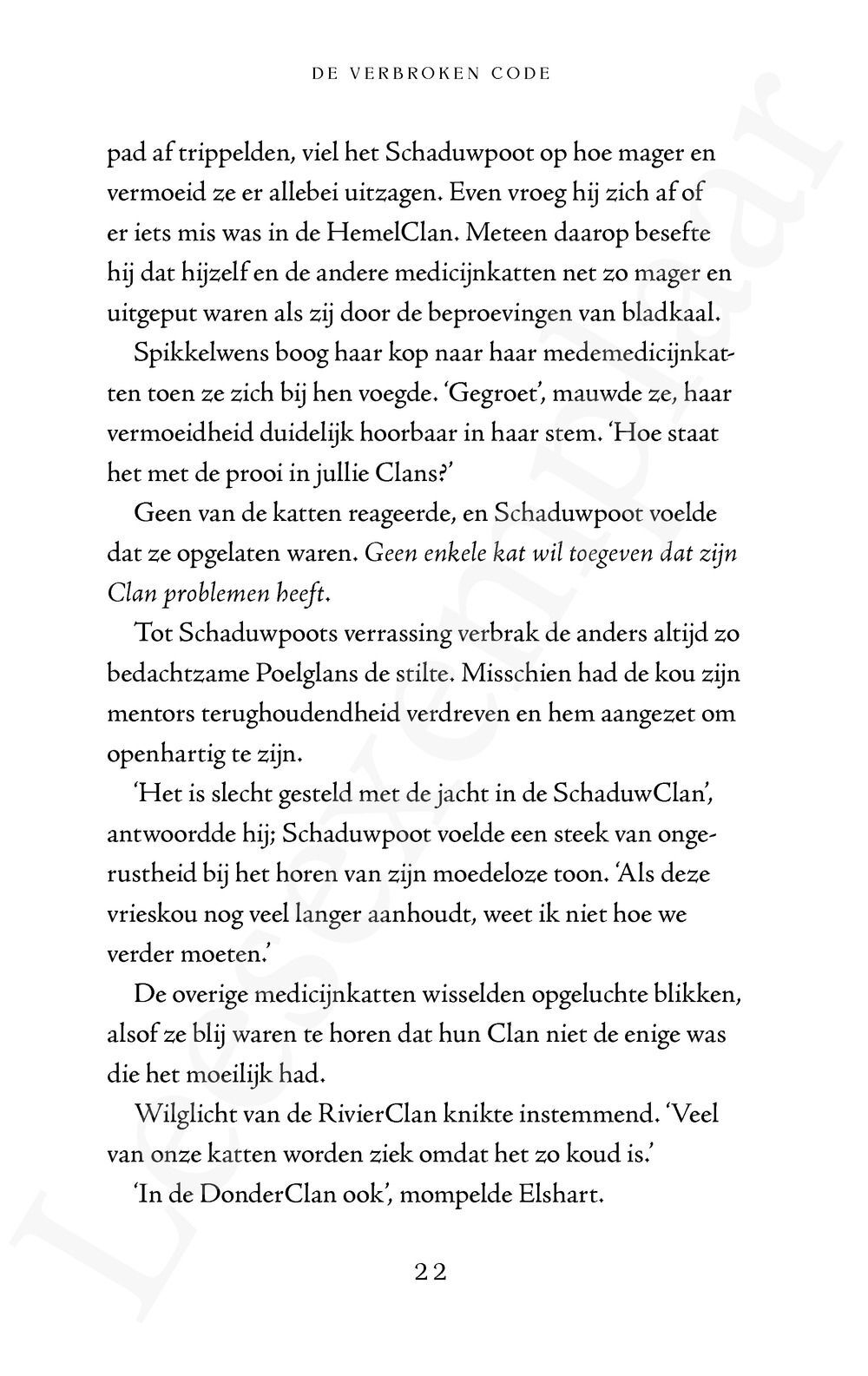 Preview: Warrior Cats - De verbroken code: Verloren sterren