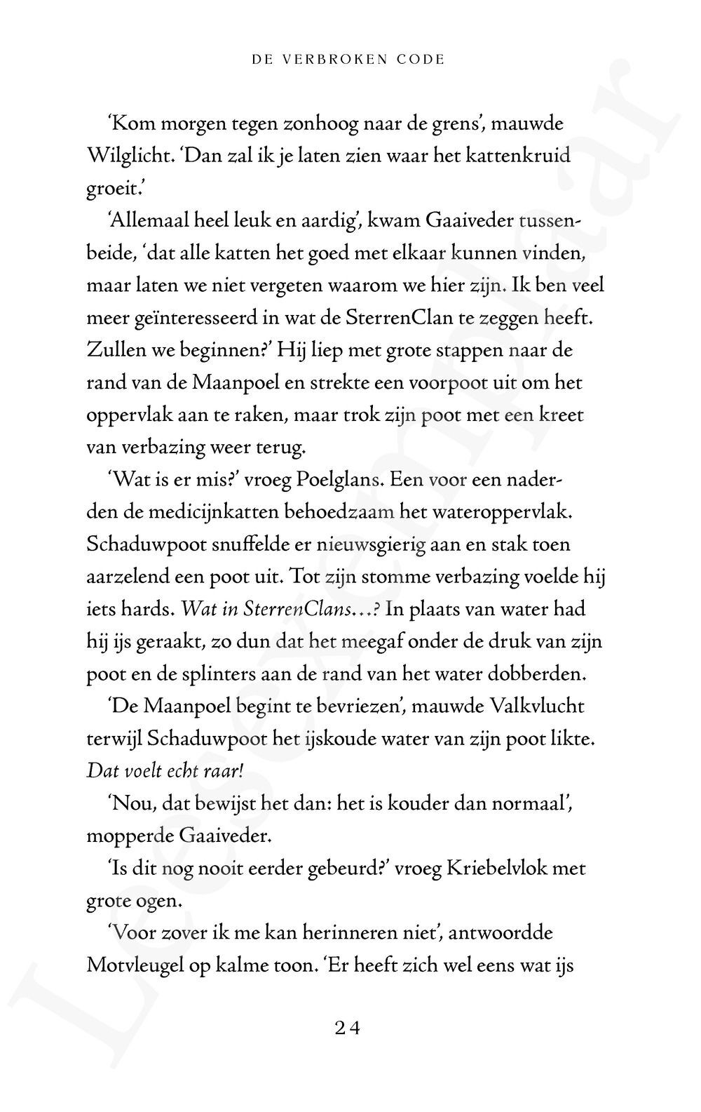 Preview: Warrior Cats - De verbroken code: Verloren sterren