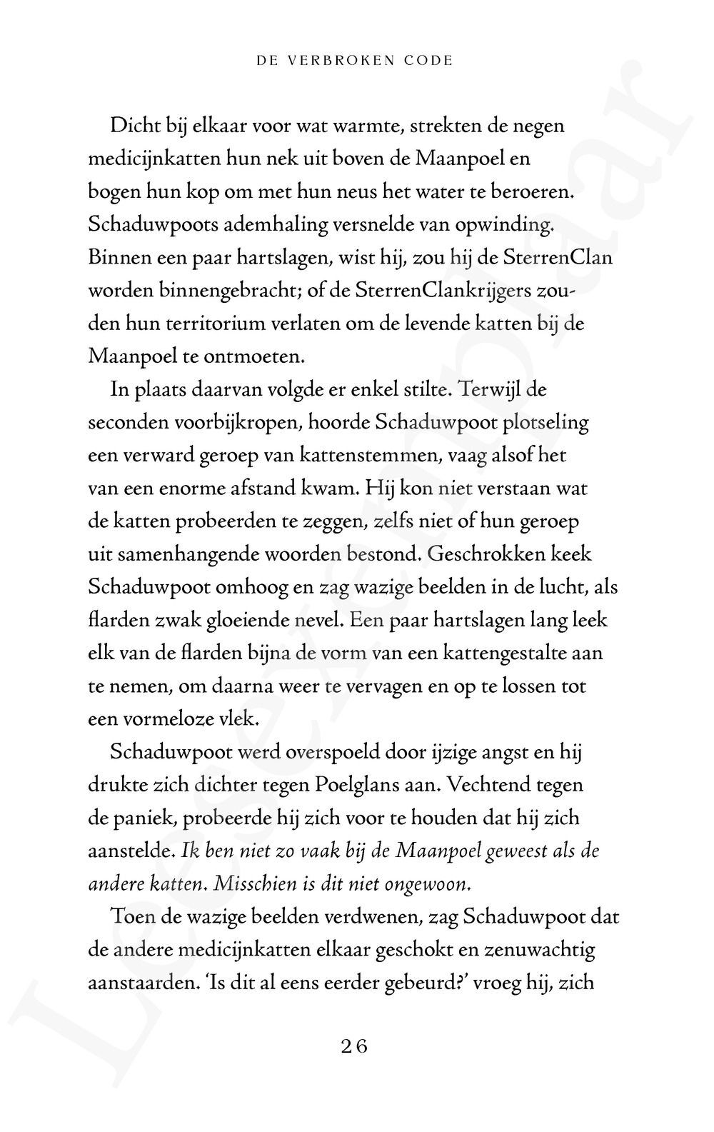 Preview: Warrior Cats - De verbroken code: Verloren sterren