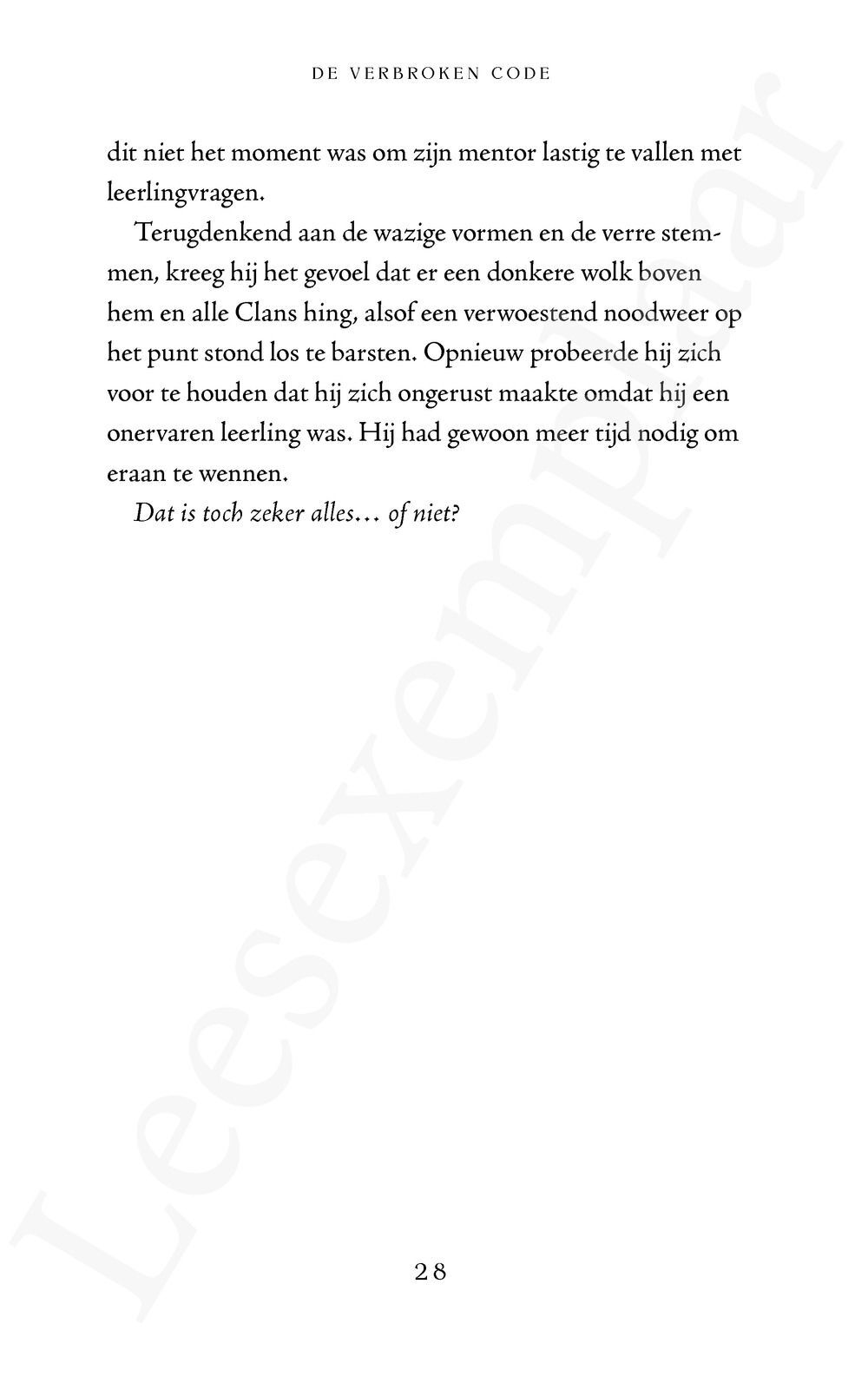 Preview: Warrior Cats - De verbroken code: Verloren sterren