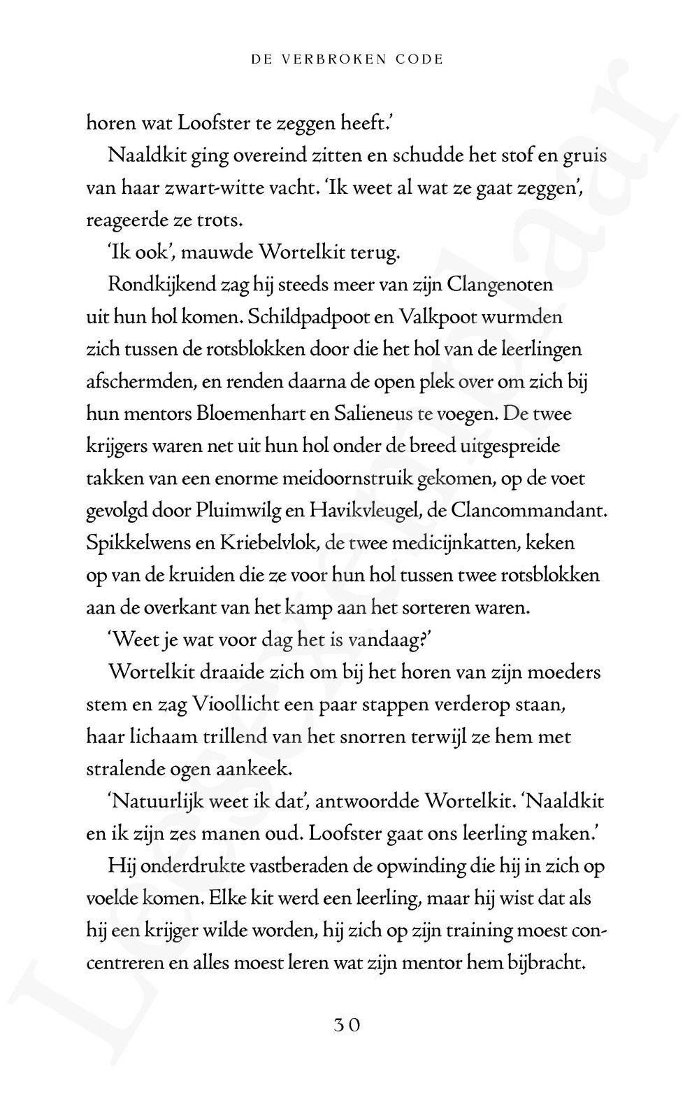 Preview: Warrior Cats - De verbroken code: Verloren sterren