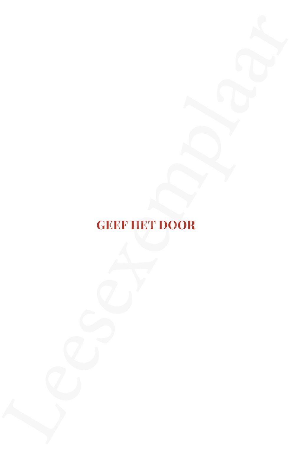 Preview: Geef het door