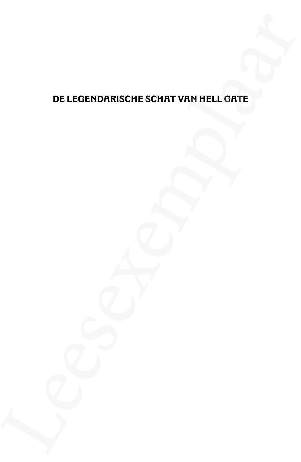 Preview: De legendarische schat van Hell Gate