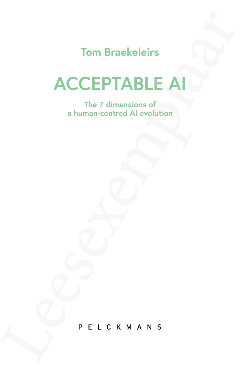 Preview: Acceptable AI