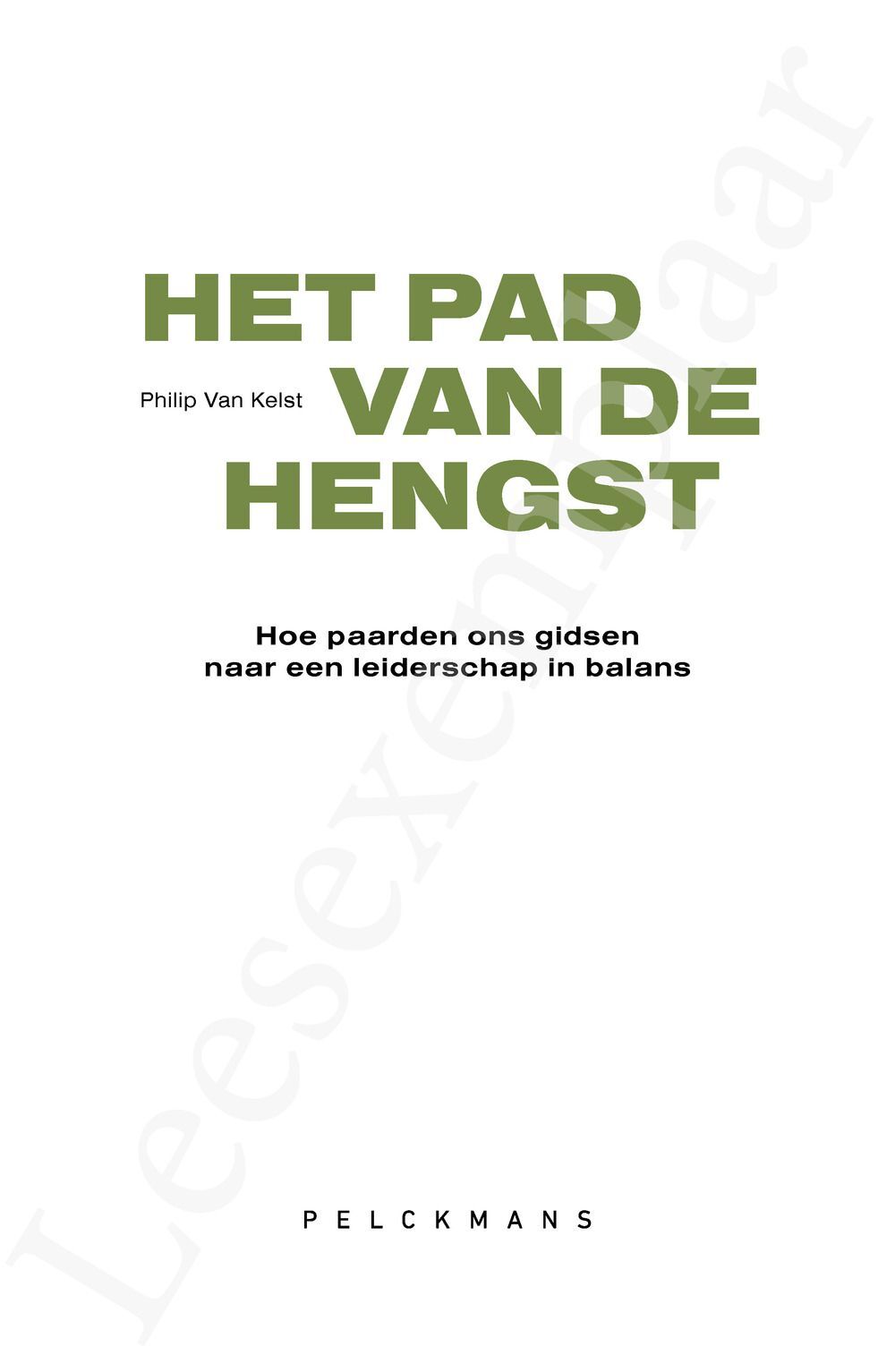 Preview: Het pad van de hengst