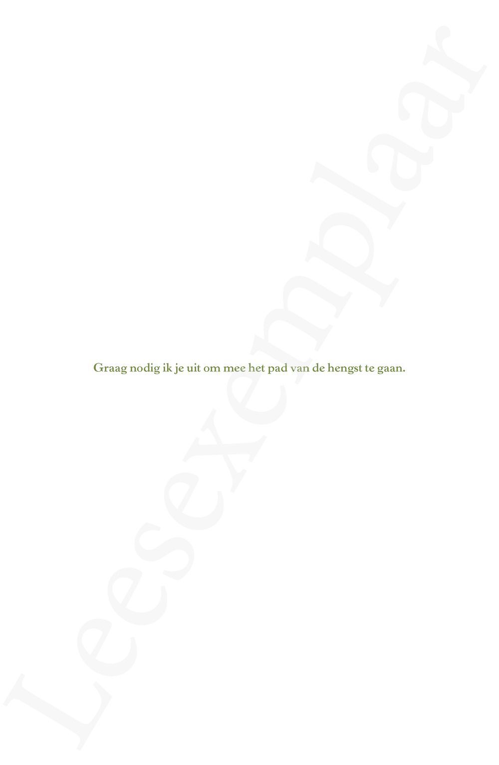 Preview: Het pad van de hengst