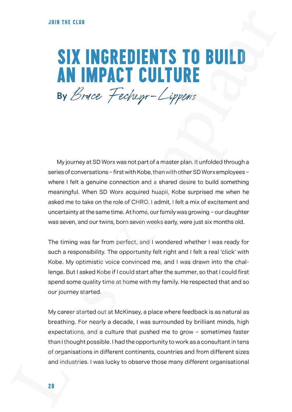 Preview: Join the Club