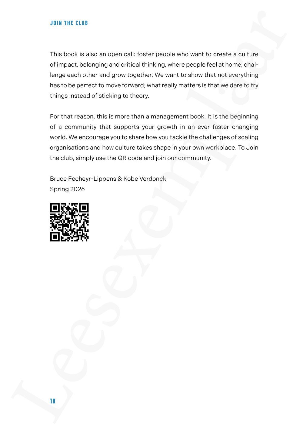 Preview: Join the Club